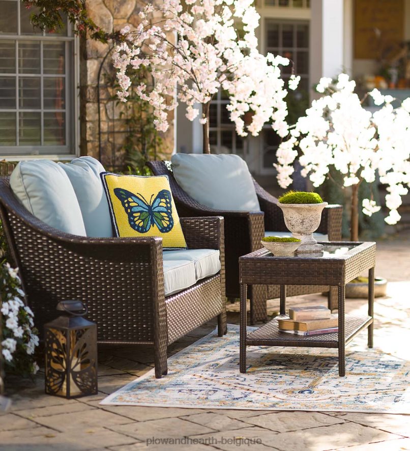 60H0822334 Plow & Hearth Faux cerisiers pleureurs à éclairage électrique intérieur/extérieur articles ménagers