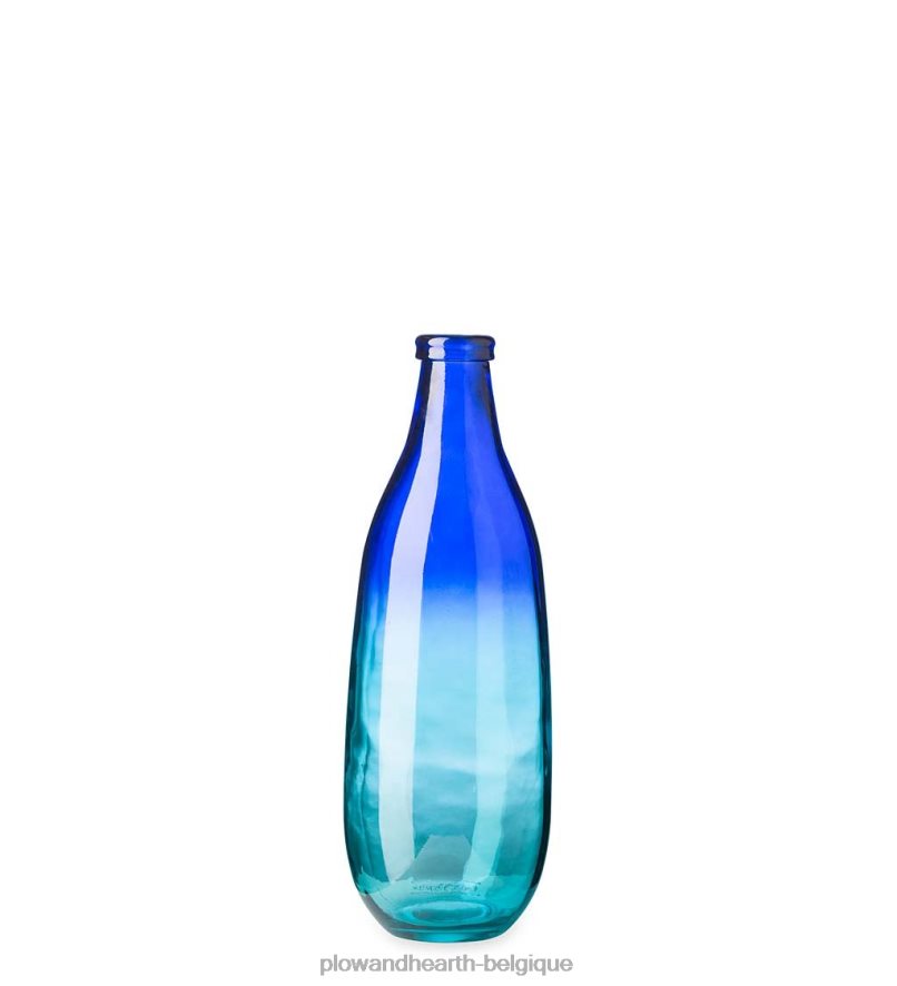 60H0822459 Plow & Hearth collection de vases allongés ombre bleue articles ménagers