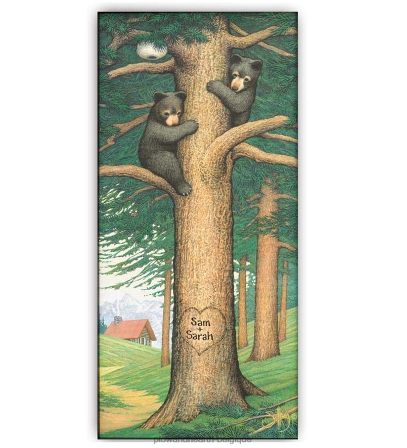 60H0822476 Plow & Hearth impression personnalisée d’ours de miel articles ménagers