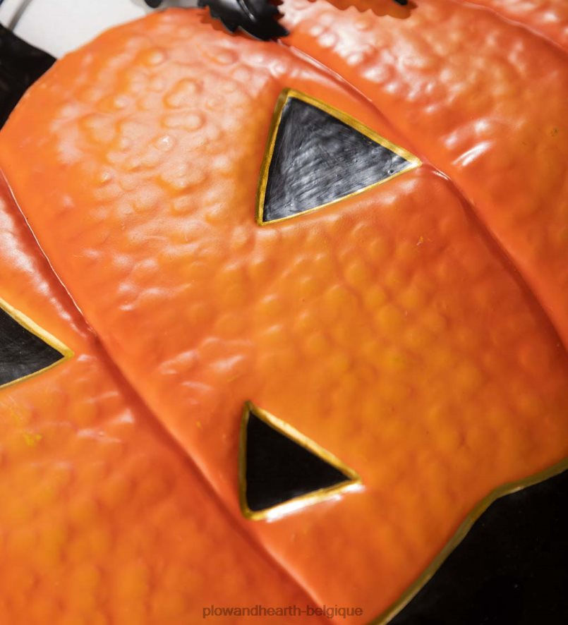 60H0822541 Plow & Hearth trio d'halloween en métal posters articles ménagers