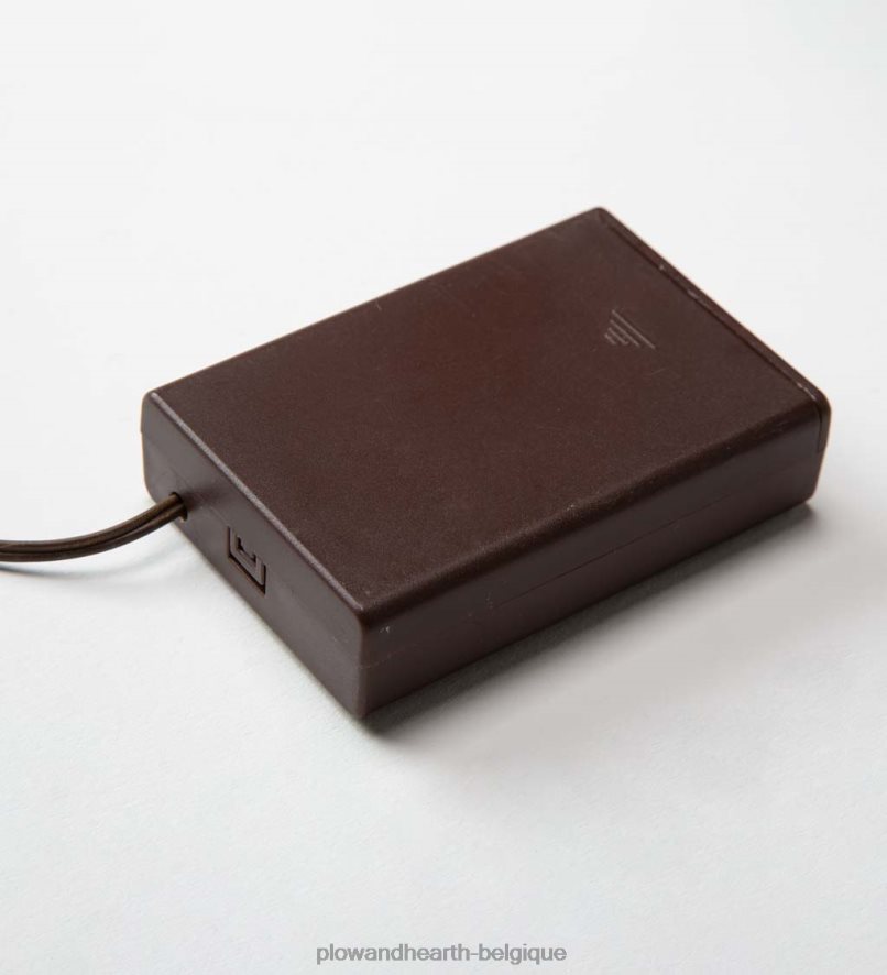 60H0821694 Plow & Hearth guirlande de Noël lumineuse à piles - blanche articles ménagers