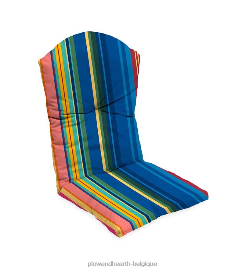 60H0821522 Plow & Hearth coussin de chaise adirondack classique, 20 1/2 x 49 x 2 1/2 - blush croquis floral articles ménagers