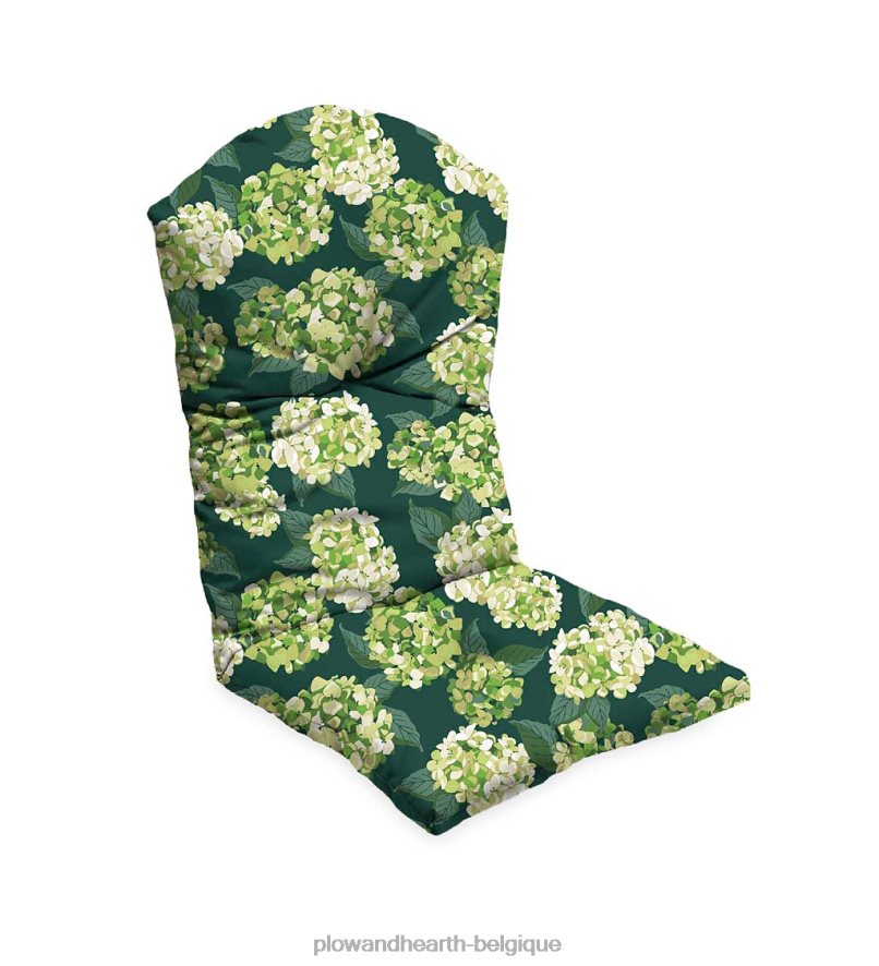 60H0821522 Plow & Hearth coussin de chaise adirondack classique, 20 1/2 x 49 x 2 1/2 - blush croquis floral articles ménagers