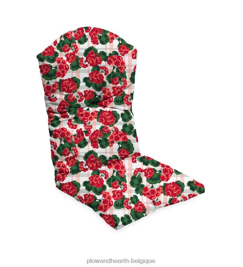 60H0821522 Plow & Hearth coussin de chaise adirondack classique, 20 1/2 x 49 x 2 1/2 - blush croquis floral articles ménagers