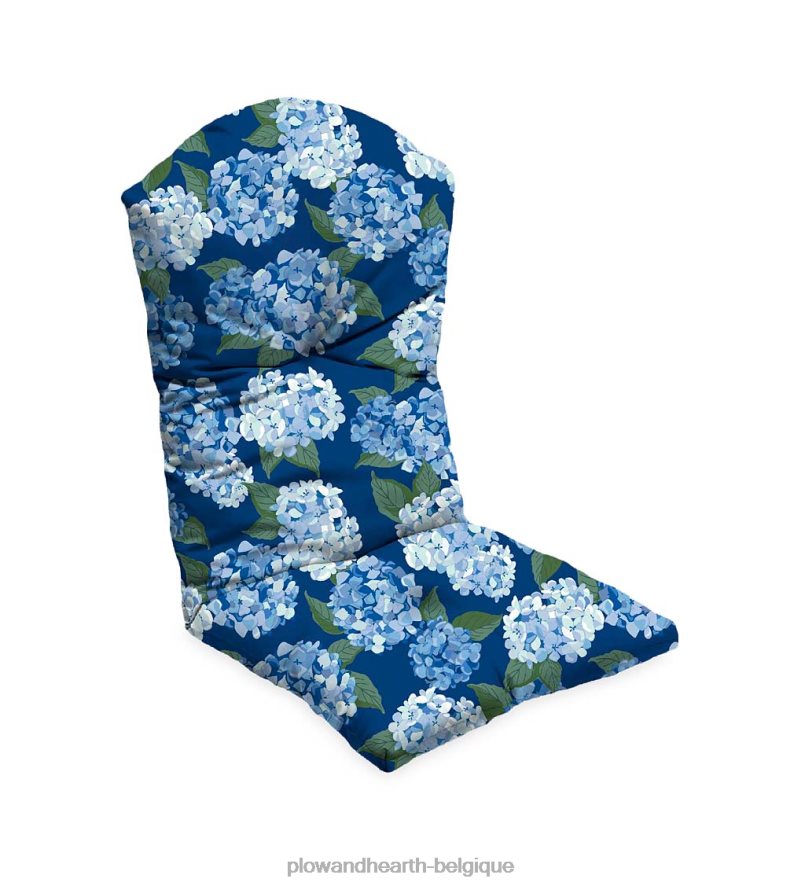 60H0821522 Plow & Hearth coussin de chaise adirondack classique, 20 1/2 x 49 x 2 1/2 - blush croquis floral articles ménagers