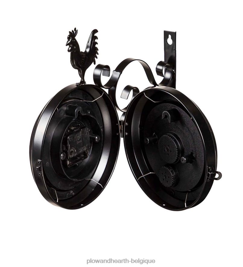 60H0821527 Plow & Hearth horloge coq et thermomètre extérieur articles ménagers