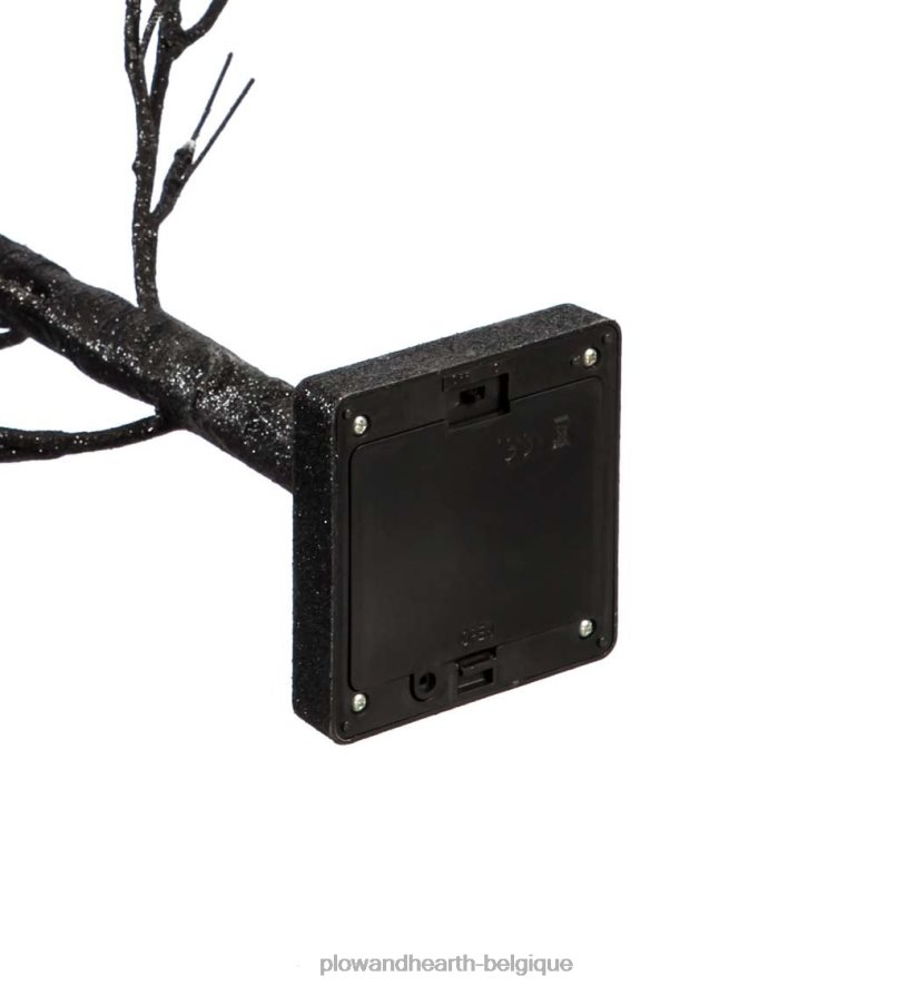 60H0821561 Plow & Hearth Arbre d'Halloween de table avec lumières LED violettes articles ménagers