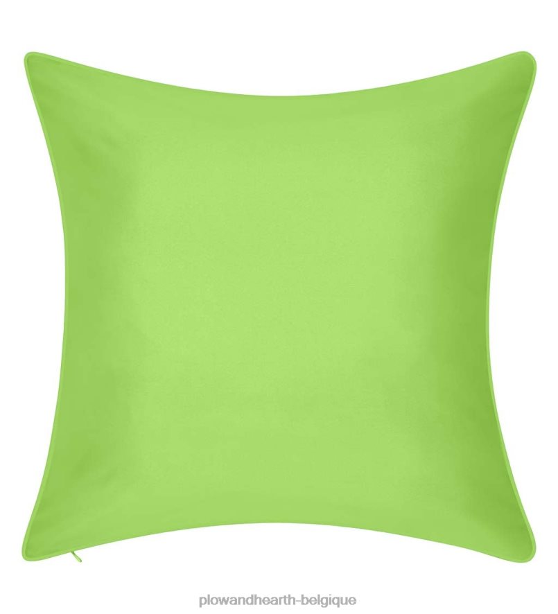 60H0821261 Plow & Hearth coussin décoratif en dentelle brodée intérieur/extérieur - noir articles ménagers