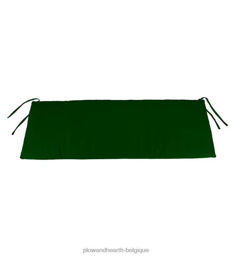 60H0823236 Plow & Hearth coussin classique pour balançoire/banc en polyester, 48 x 19 x 3 - vert forêt articles ménagers