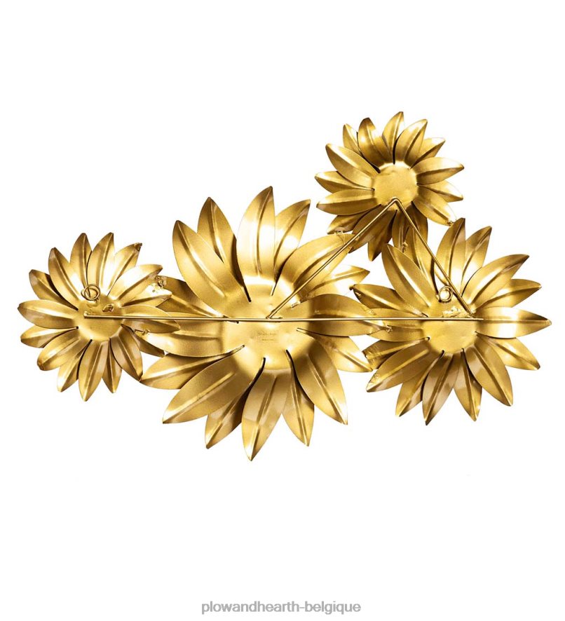 60H0821635 Plow & Hearth décoration murale en métal tournesol articles ménagers