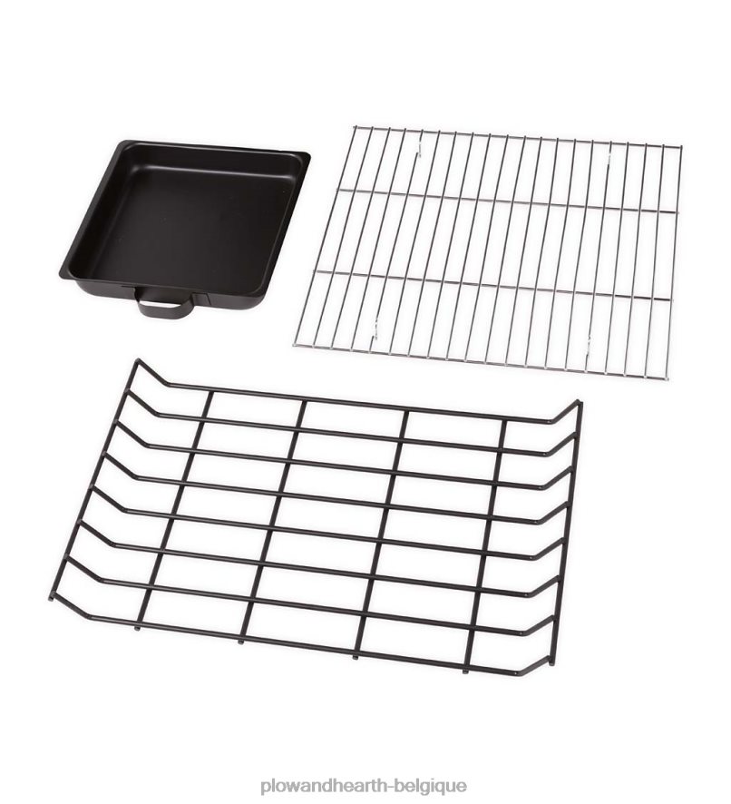 60H0821602 Plow & Hearth caserne de pompiers extérieure noire articles ménagers