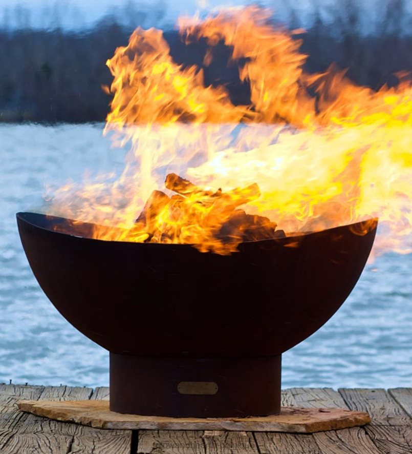 60H0821612 Plow & Hearth Foyer de pétoncles par Firepit Art, fabriqué aux États-Unis articles ménagers