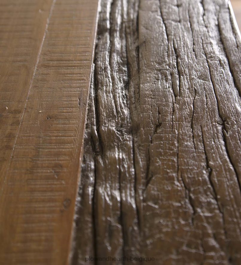 60H0821109 Plow & Hearth Table console Birmingham en bois de récupération et métal articles ménagers