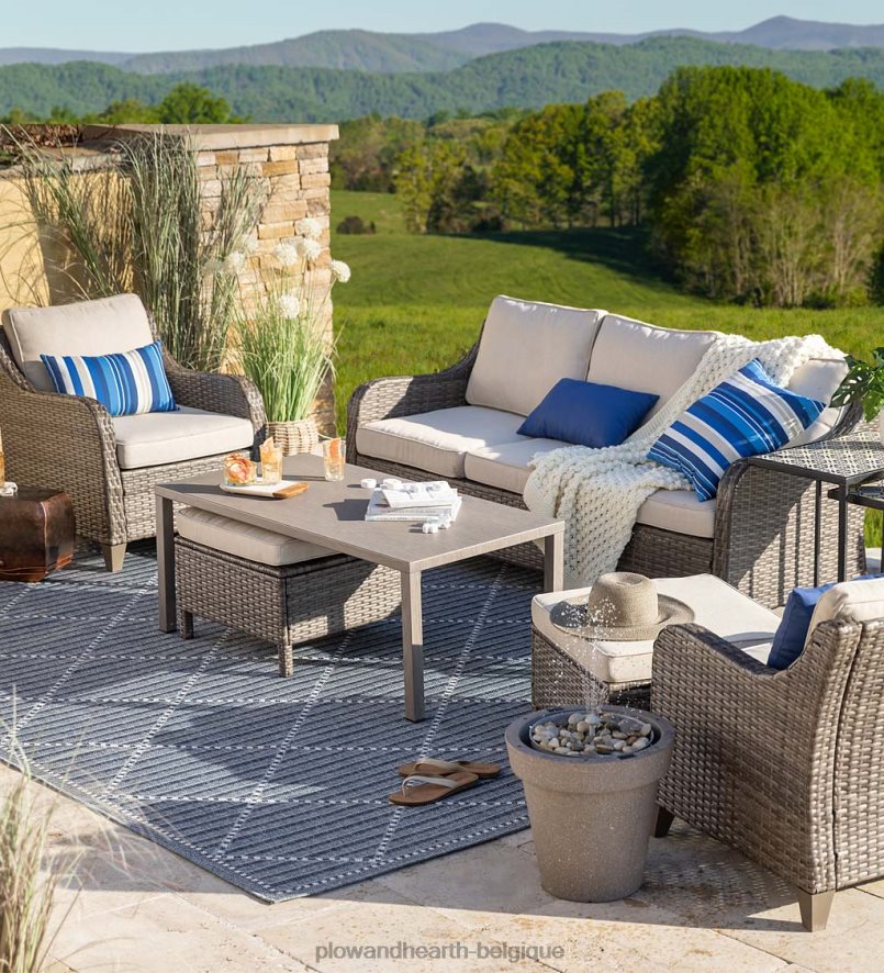 60H0821137 Plow & Hearth ensemble de sièges montross 6 pièces articles ménagers