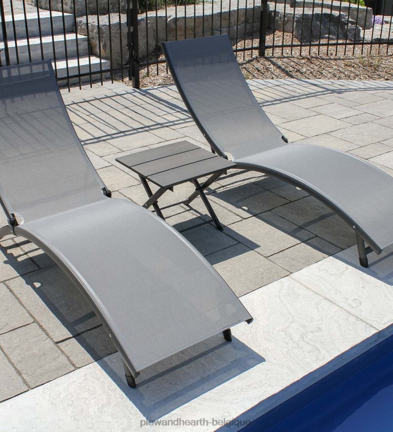 60H0821186 Plow & Hearth ensemble de salon Coral Springs - bleu hawaii/cadre noir articles ménagers