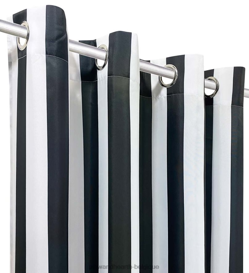 60H0821471 Plow & Hearth rideaux extérieurs rayés de paysage marin articles ménagers