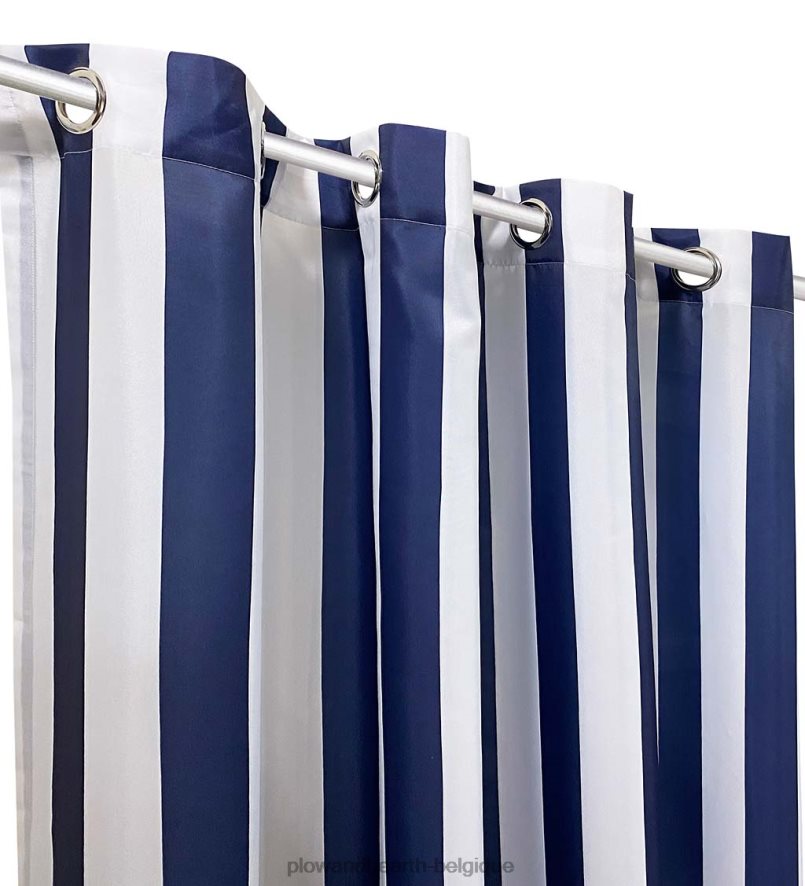 60H0821471 Plow & Hearth rideaux extérieurs rayés de paysage marin articles ménagers