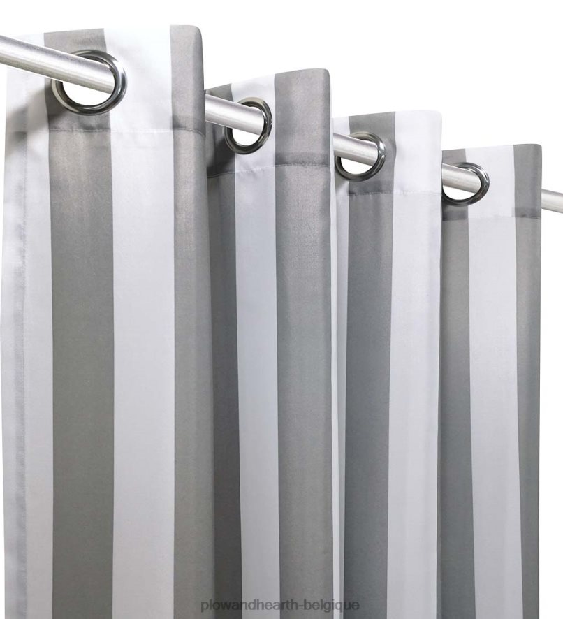 60H0821471 Plow & Hearth rideaux extérieurs rayés de paysage marin articles ménagers