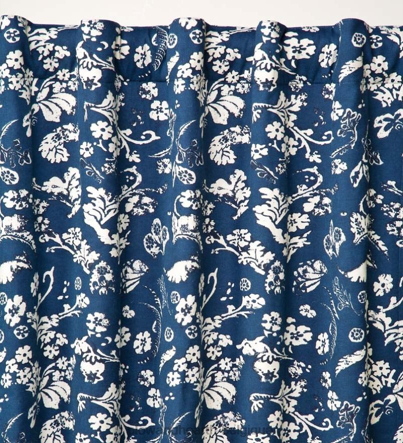 60H0823148 Plow & Hearth Panneau de rideau isolé à passe-tringle en damassé floral, 42 l x 63 l - rouge articles ménagers