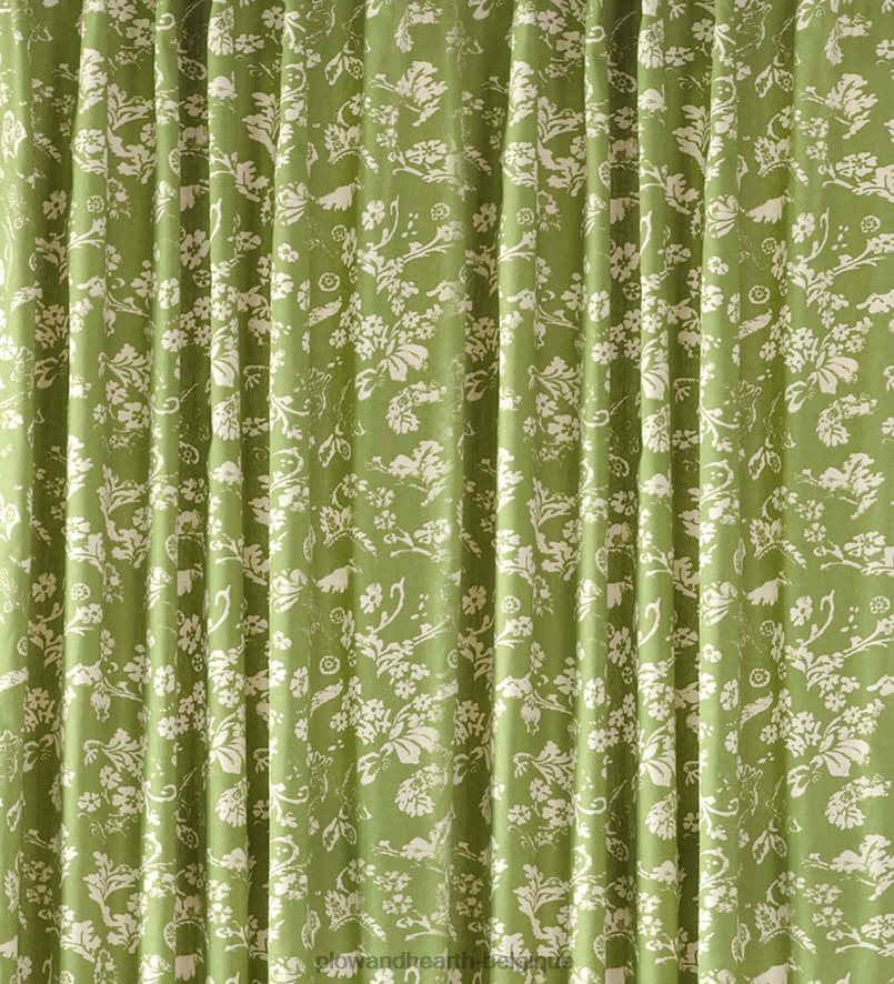 60H0823148 Plow & Hearth Panneau de rideau isolé à passe-tringle en damassé floral, 42 l x 63 l - rouge articles ménagers