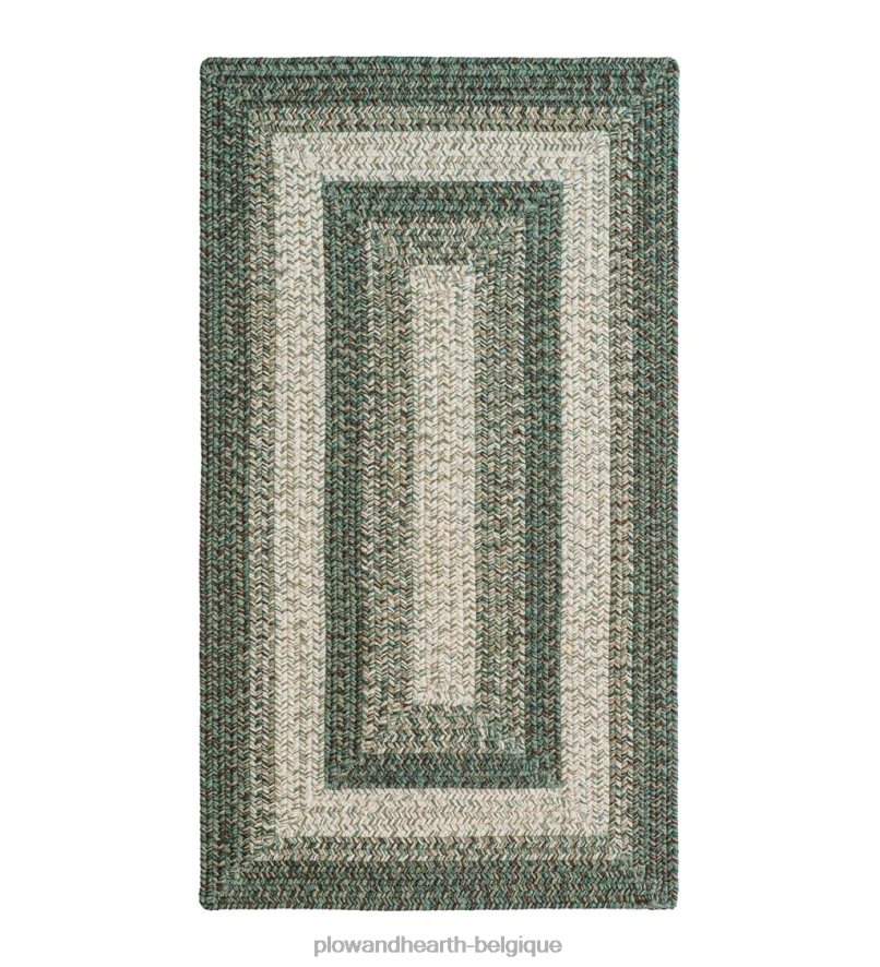 60H0821351 Plow & Hearth Tapis en polypropylène tressé Woodridge rectangle intérieur/extérieur articles ménagers