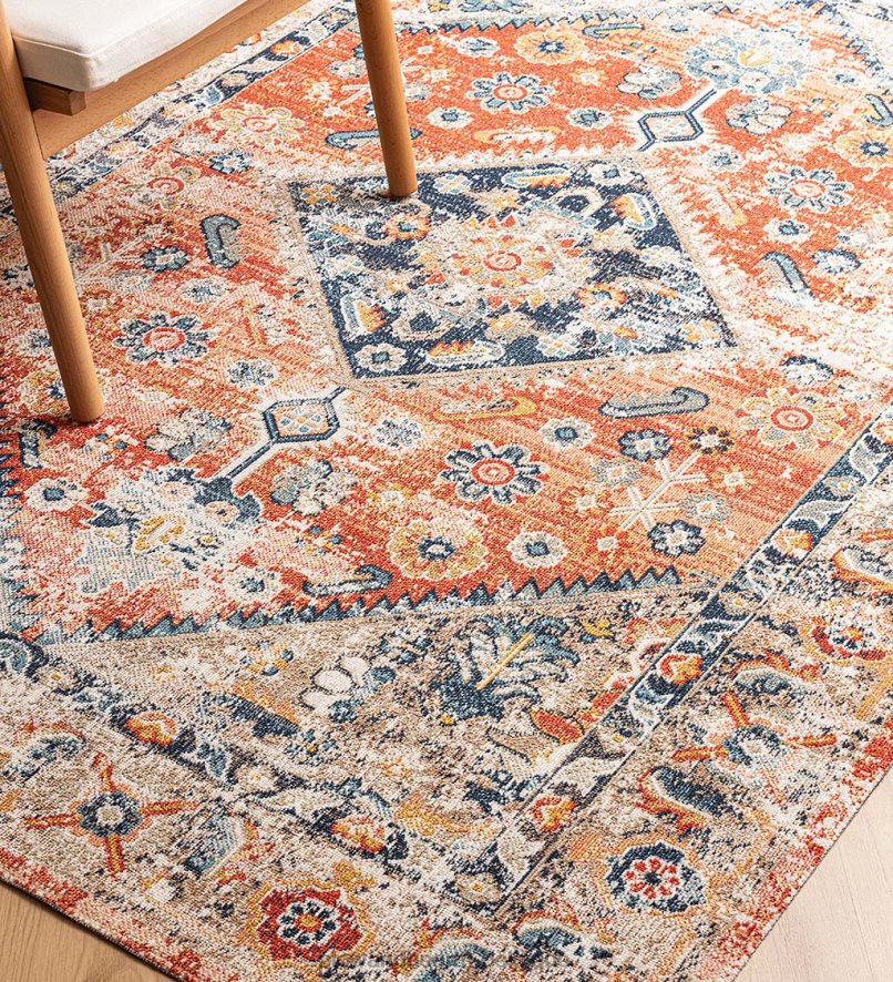 60H0821373 Plow & Hearth Tapis traditionnel pénélope intérieur/extérieur articles ménagers