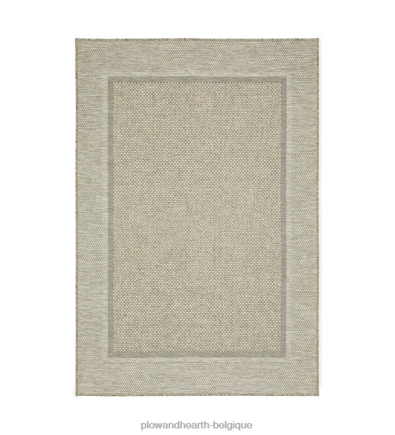 60H0821413 Plow & Hearth Tapis intérieur/extérieur en polypropylène avec bordure Yucatan articles ménagers