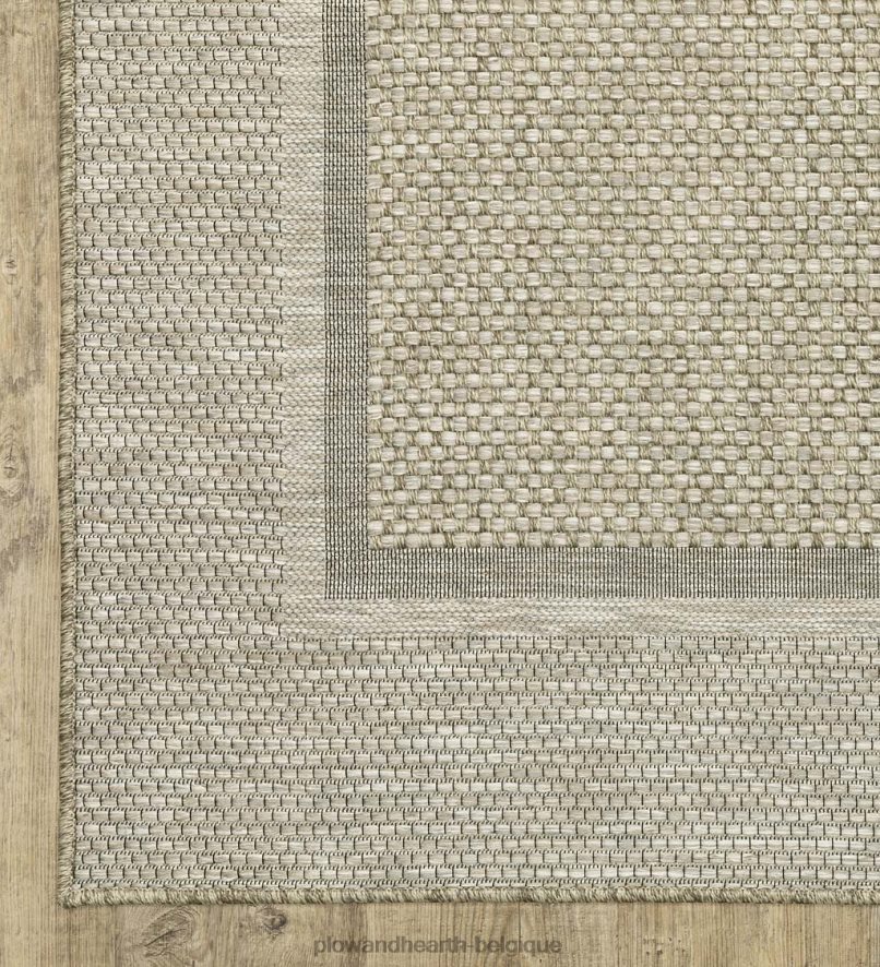 60H0821413 Plow & Hearth Tapis intérieur/extérieur en polypropylène avec bordure Yucatan articles ménagers