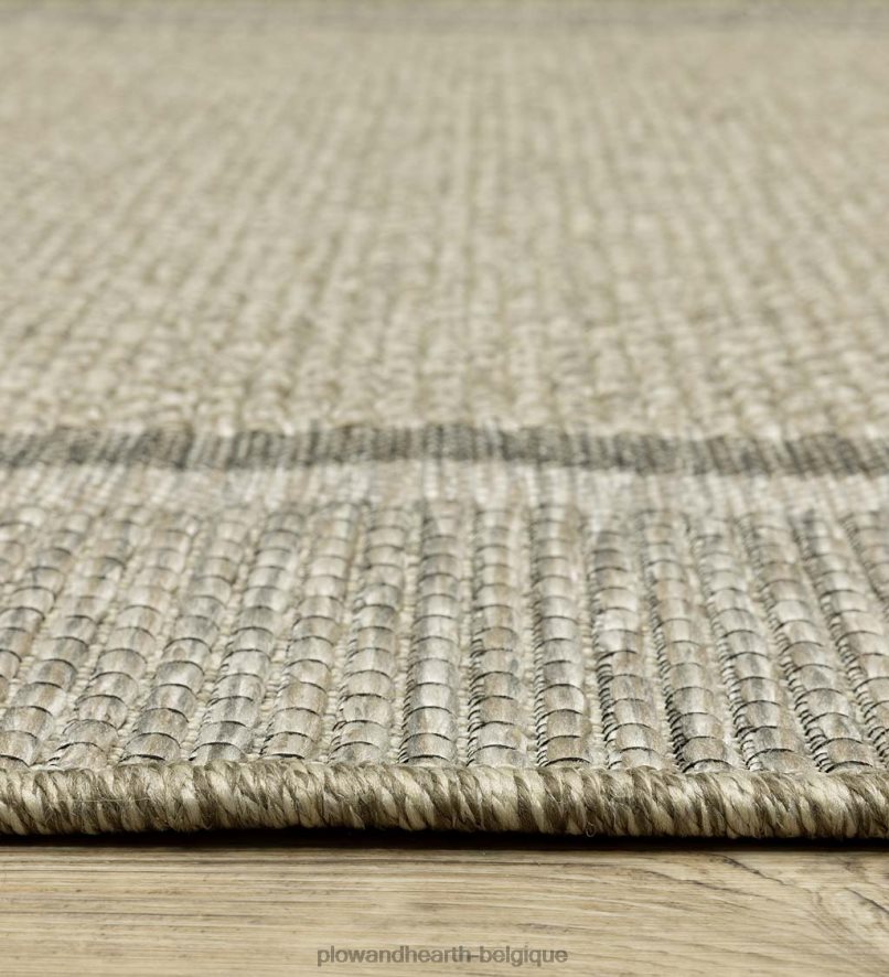 60H0821413 Plow & Hearth Tapis intérieur/extérieur en polypropylène avec bordure Yucatan articles ménagers