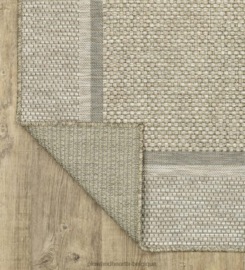 60H0821413 Plow & Hearth Tapis intérieur/extérieur en polypropylène avec bordure Yucatan articles ménagers