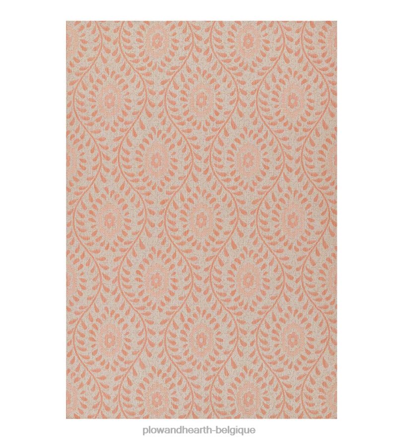 60H0821422 Plow & Hearth Tapis intérieur/extérieur clémentine en polypropylène articles ménagers