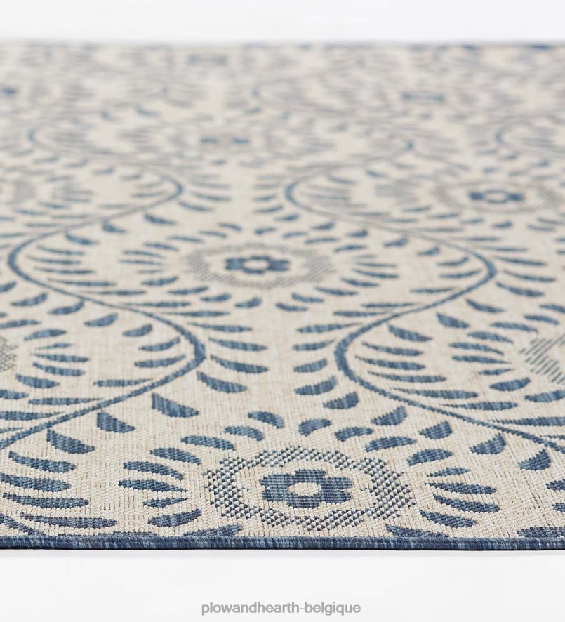 60H0821422 Plow & Hearth Tapis intérieur/extérieur clémentine en polypropylène articles ménagers