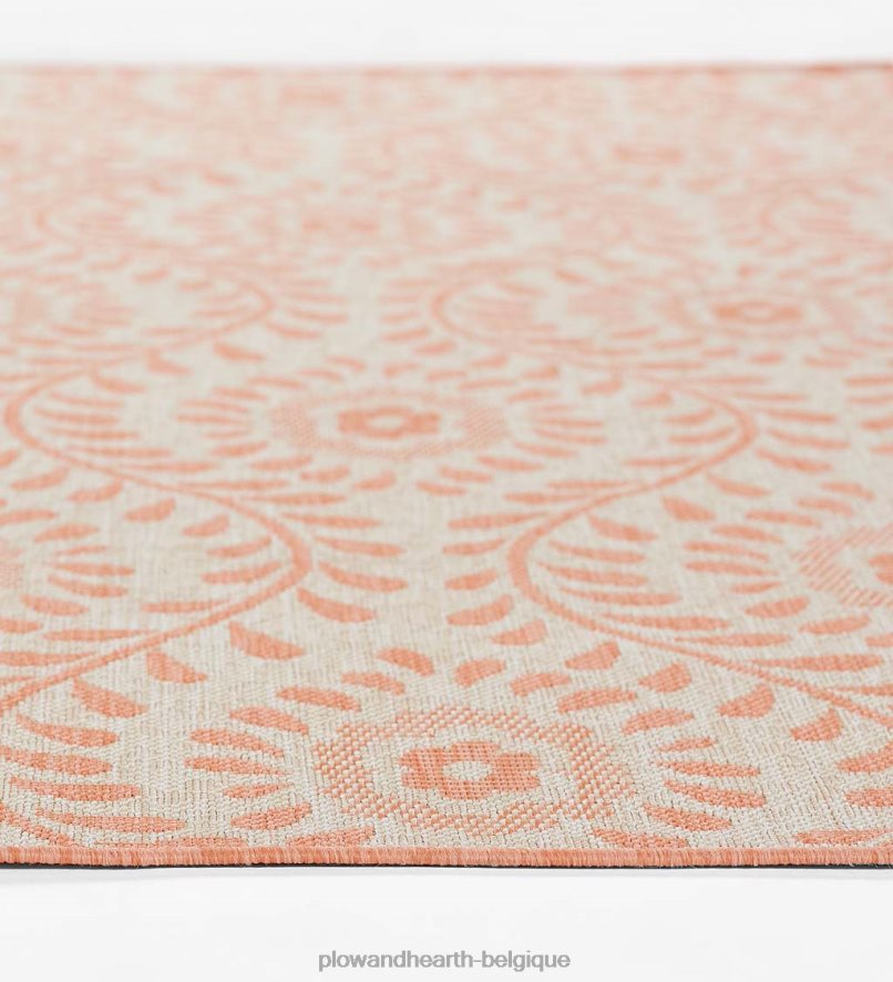 60H0821422 Plow & Hearth Tapis intérieur/extérieur clémentine en polypropylène articles ménagers