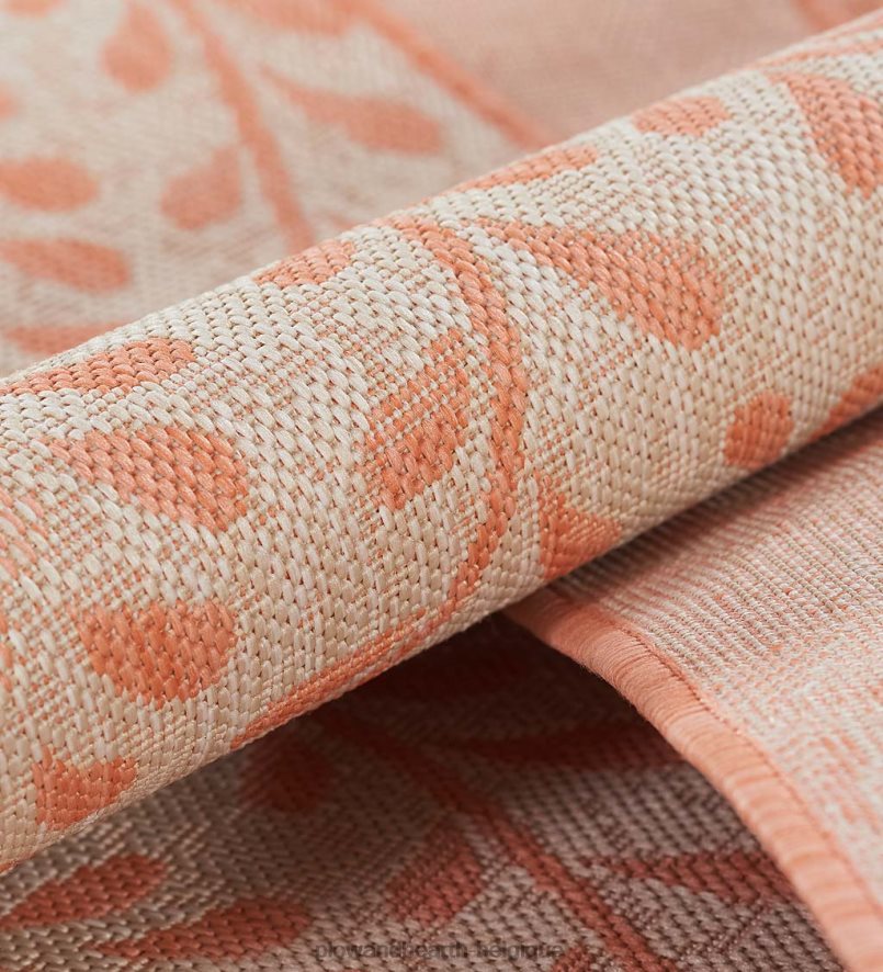 60H0821422 Plow & Hearth Tapis intérieur/extérieur clémentine en polypropylène articles ménagers