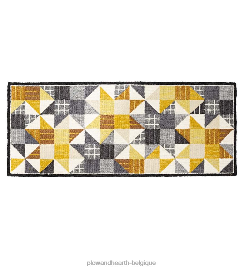 60H0821425 Plow & Hearth Tapis de passage en polypropylène, courtepointe printanière, intérieur/extérieur articles ménagers