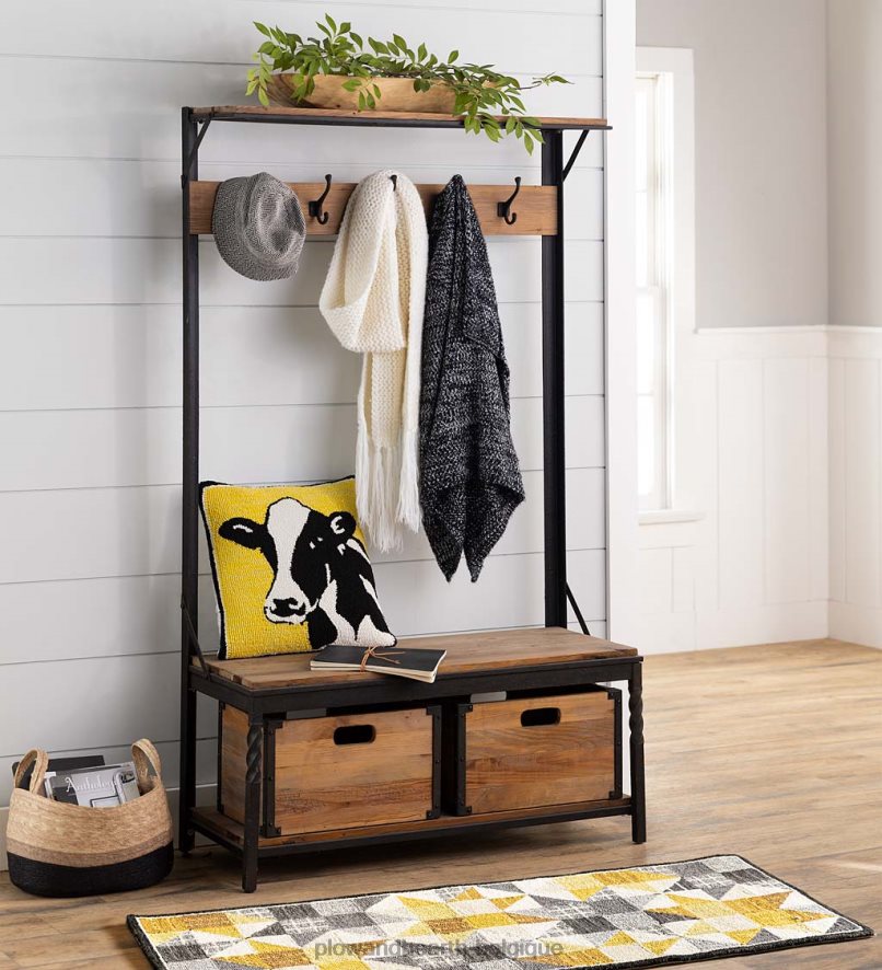 60H0821425 Plow & Hearth Tapis de passage en polypropylène, courtepointe printanière, intérieur/extérieur articles ménagers