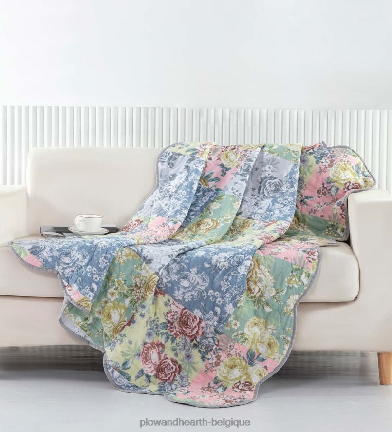 60H0822664 Plow & Hearth parure de lit matelassée Deborah articles ménagers