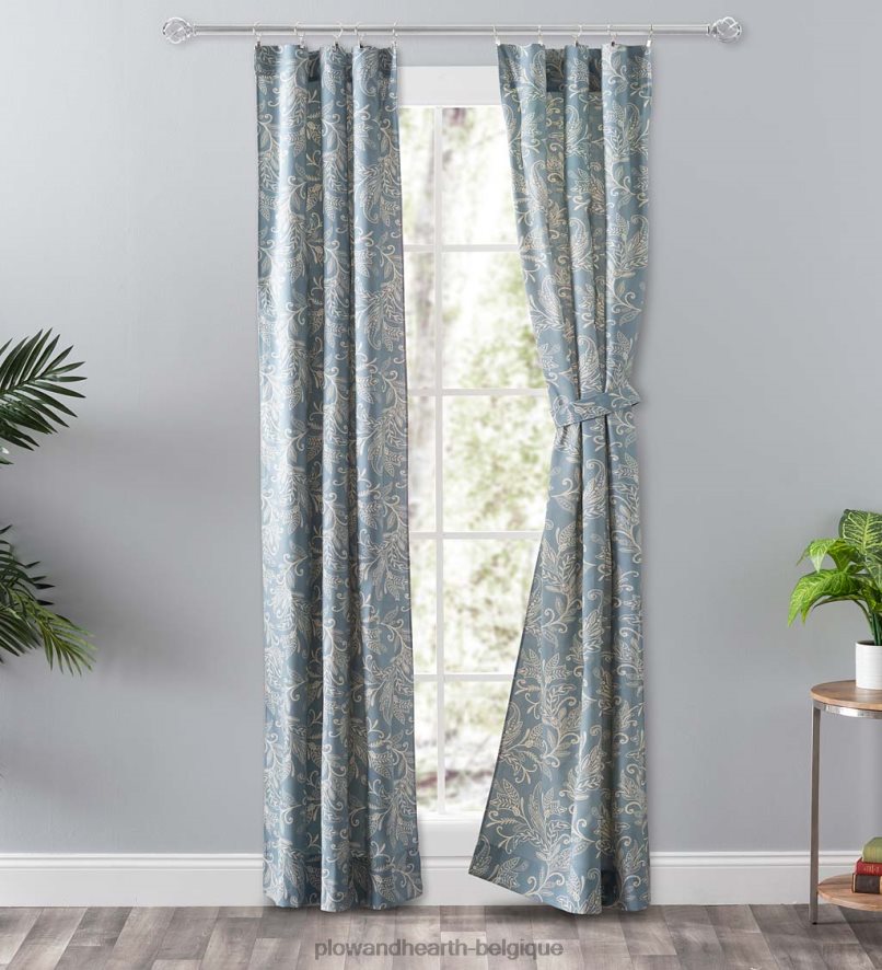 60H0822582 Plow & Hearth rideaux de feuilles de lexington articles ménagers