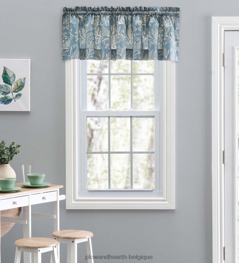 60H0822582 Plow & Hearth rideaux de feuilles de lexington articles ménagers