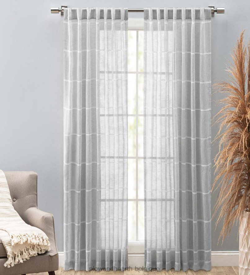 60H0822599 Plow & Hearth panneau à rayures horizontales articles ménagers