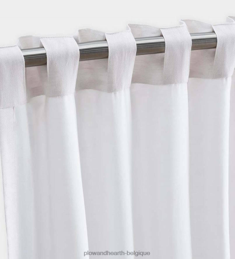 60H0822607 Plow & Hearth rideaux sereins en mélange de lin articles ménagers