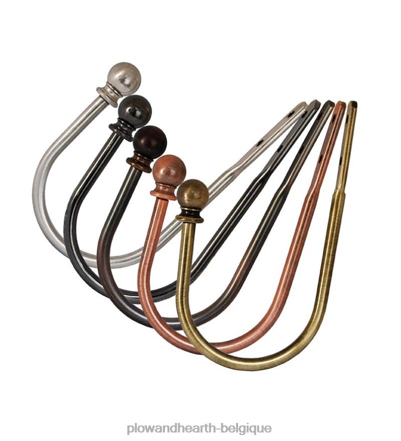 60H0822641 Plow & Hearth retenues, paire - bronze articles ménagers