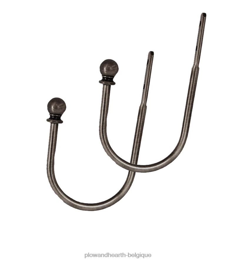 60H0822641 Plow & Hearth retenues, paire - bronze articles ménagers