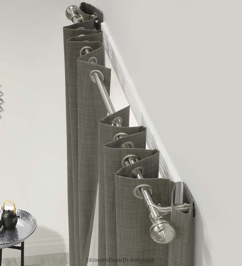 60H0823211 Plow & Hearth tringles à rideaux occultantes et réglables à œillets thermaplus articles ménagers