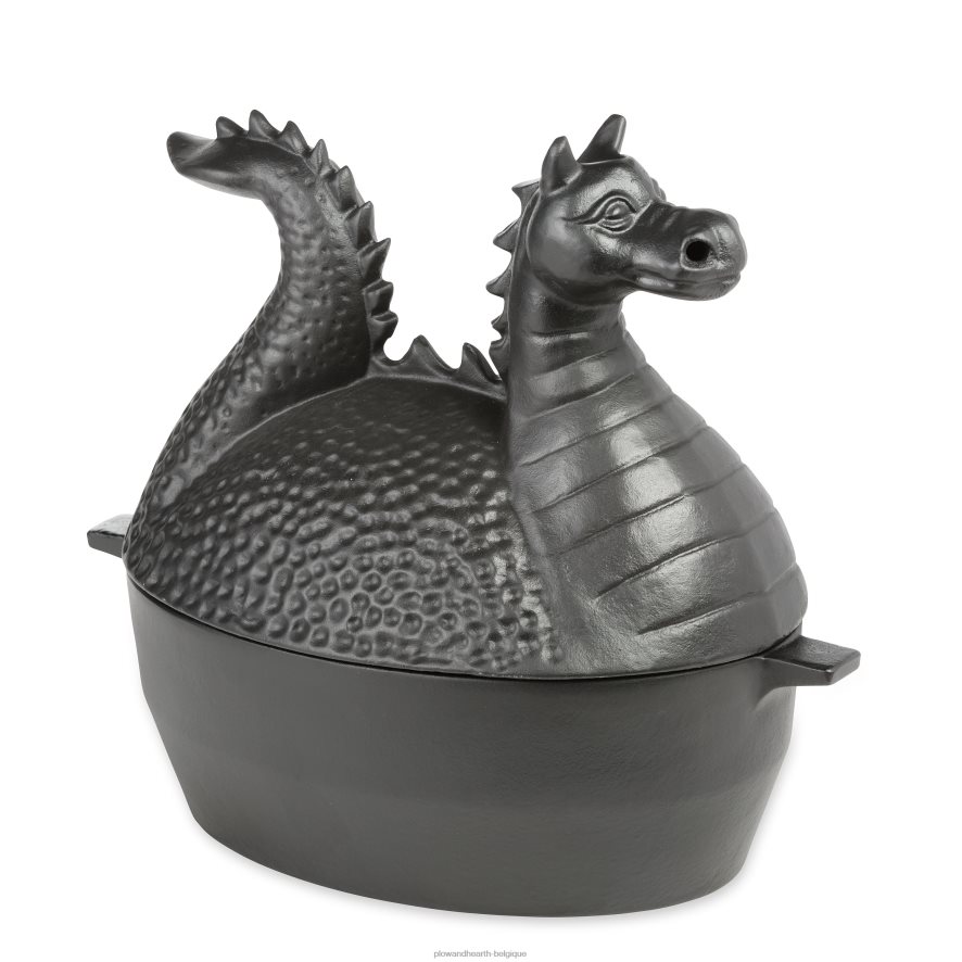 60H0822837 Plow & Hearth Poêle à vapeur dragon en fonte - noir accessoires