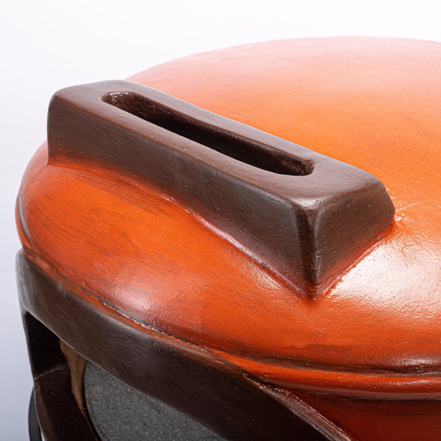 60H0822941 Plow & Hearth Four à pizza Talavera Ravello accessoires