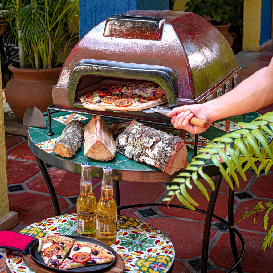 60H0822942 Plow & Hearth four à pizza talavera etna accessoires