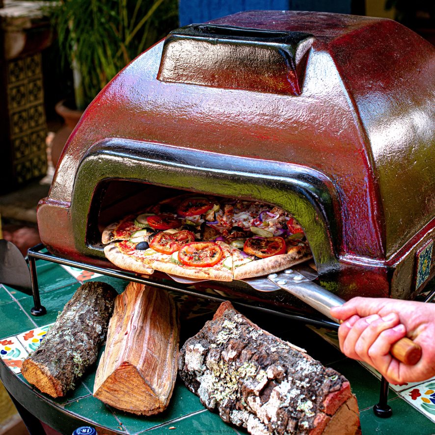 60H0822942 Plow & Hearth four à pizza talavera etna accessoires