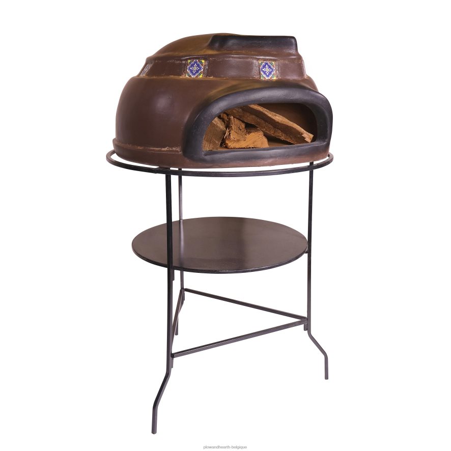 60H0822944 Plow & Hearth grand four à pizza Talavera accessoires