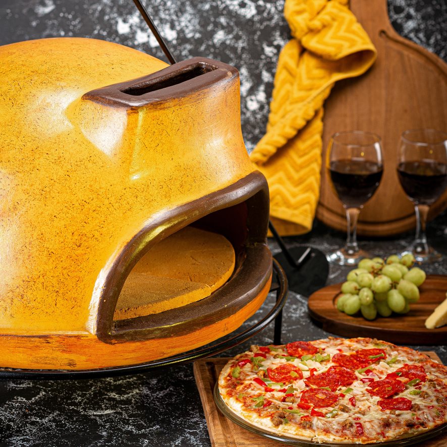 60H0822945 Plow & Hearth four à pizza talavera florence accessoires